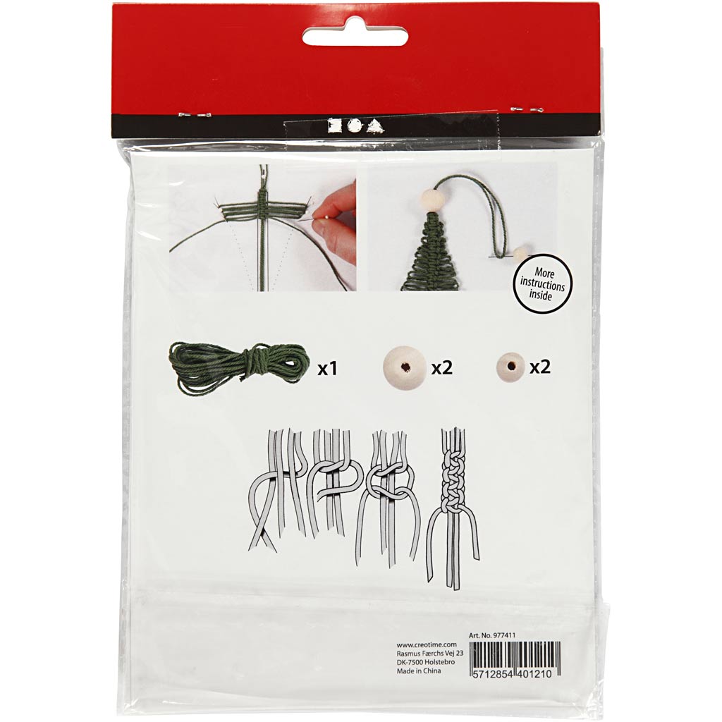 Mini Creative Kit MacRame vánoční strom