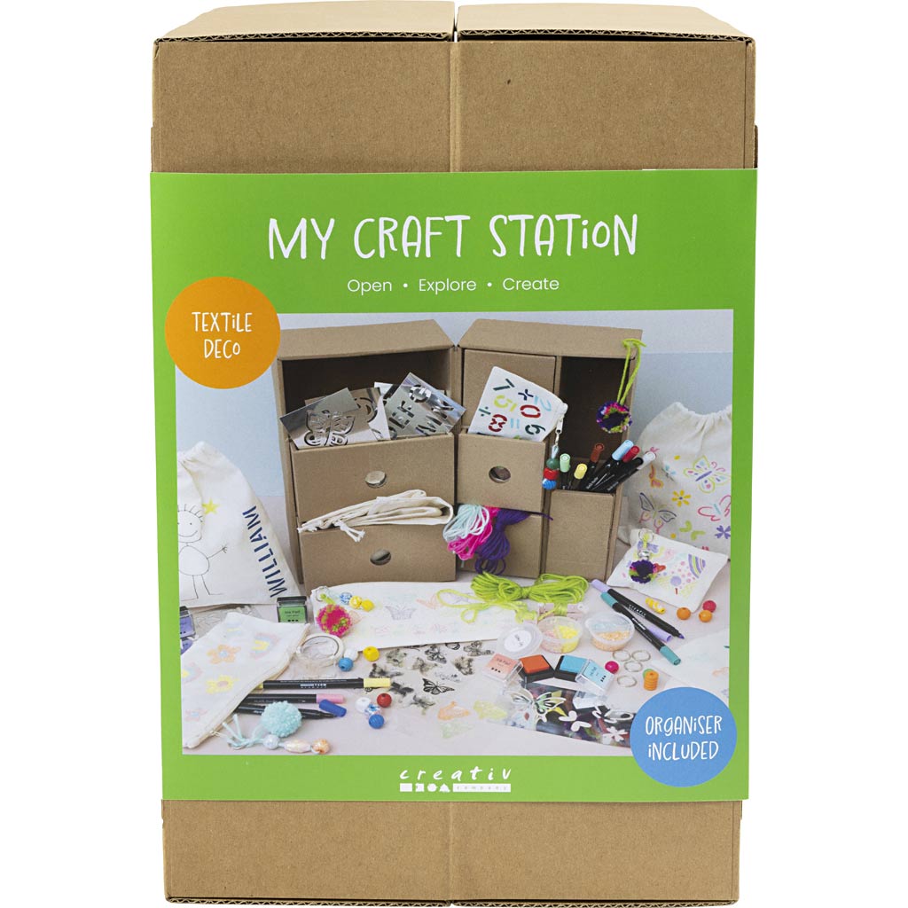 Creative company my craft station textile decoration, various colors, 1 piece 1 box