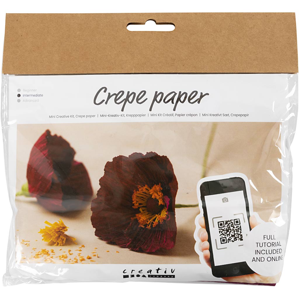 Creativ Company Mini Hobbyset Crepapier Poppies