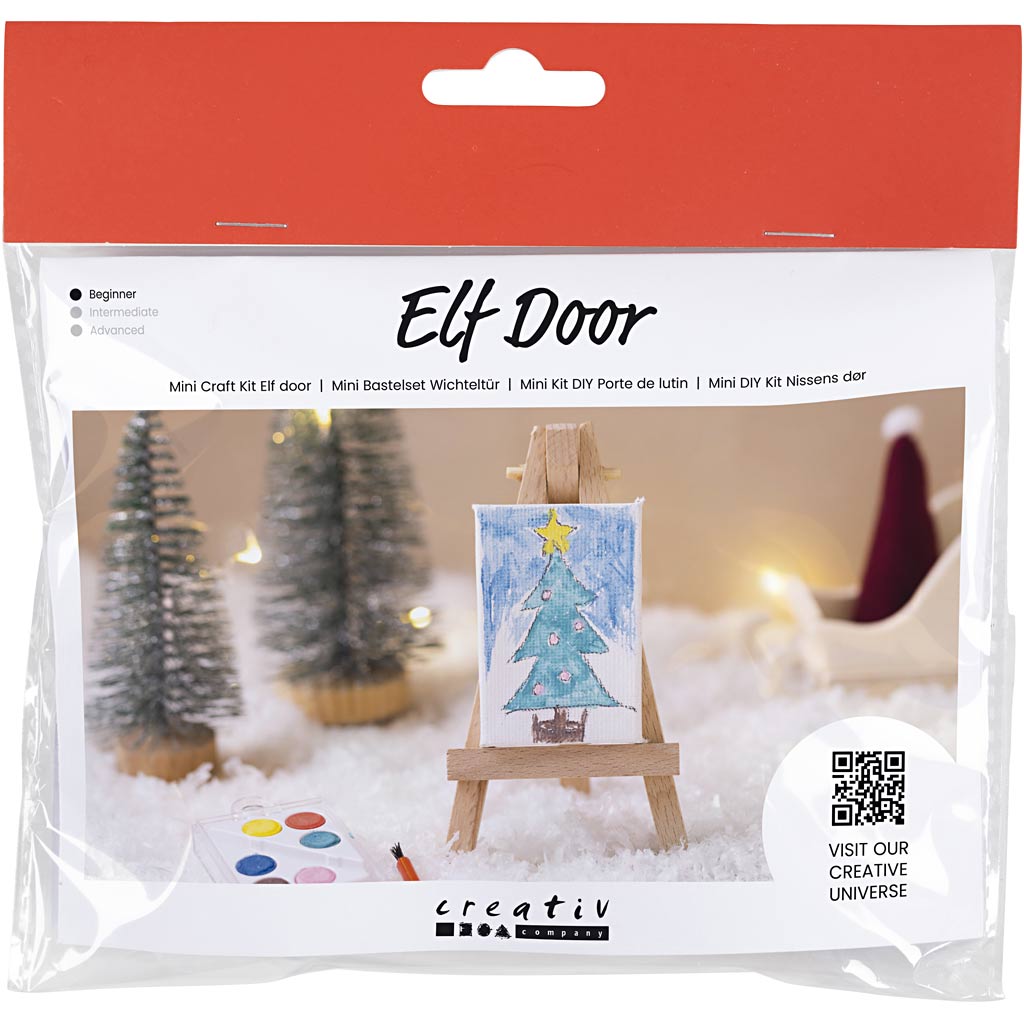 Creativ company mini hobbyset kabouterdeur, kunstenaar, 1 doos