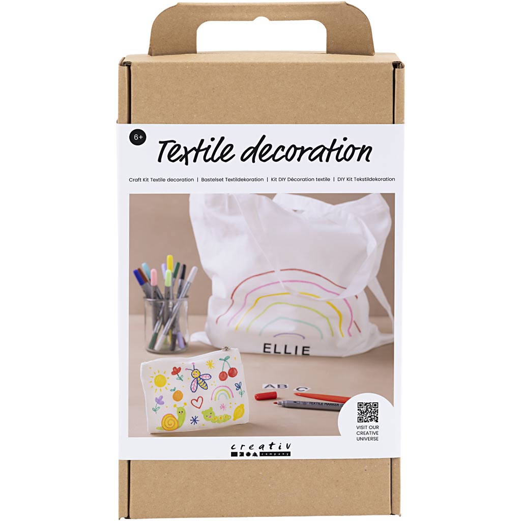 Creativ company hobby set textile decoration, 1 box