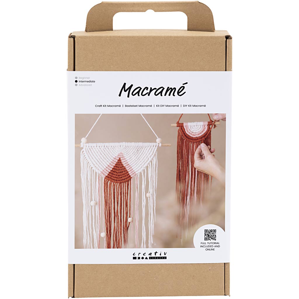 Creativ company hobby set macramé, wall decoration, 1 box