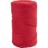 Createv Company Macrame Cord - rdeča, 198m