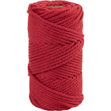 Creativ Company Macrame Cord Red, 55m