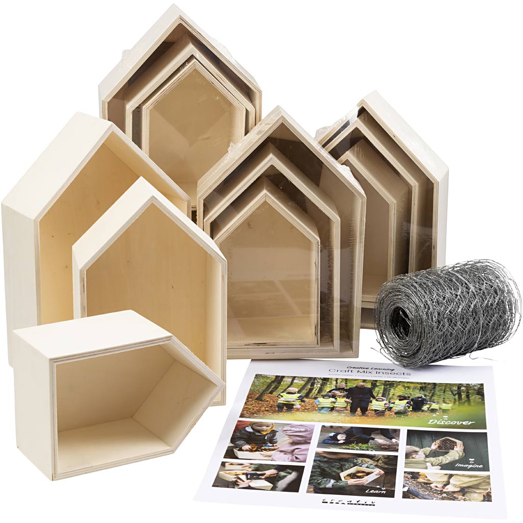 Creativ Company Creative Box Insect Wood Classroom Set