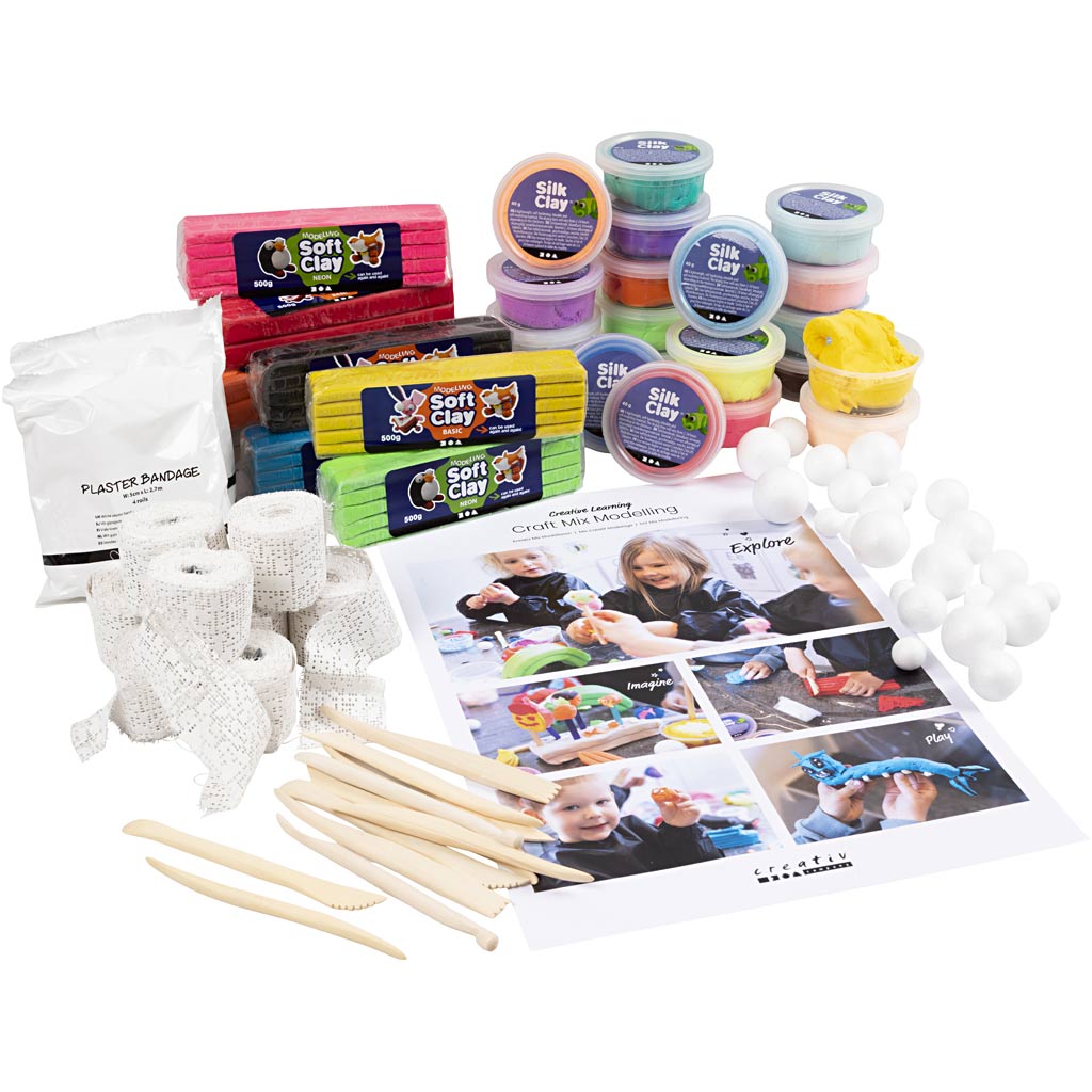 Creativ company groepsset boetseren, 1 doos
