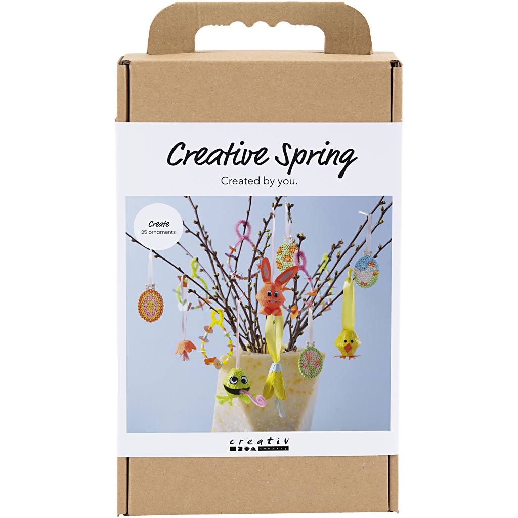 Creativ company creatieve box creatief voorjaar, diverse kleuren, 1 doos