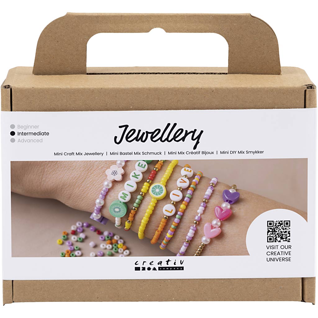 Creativ company mini creative box jewelry, colorful bracelets, 1 box