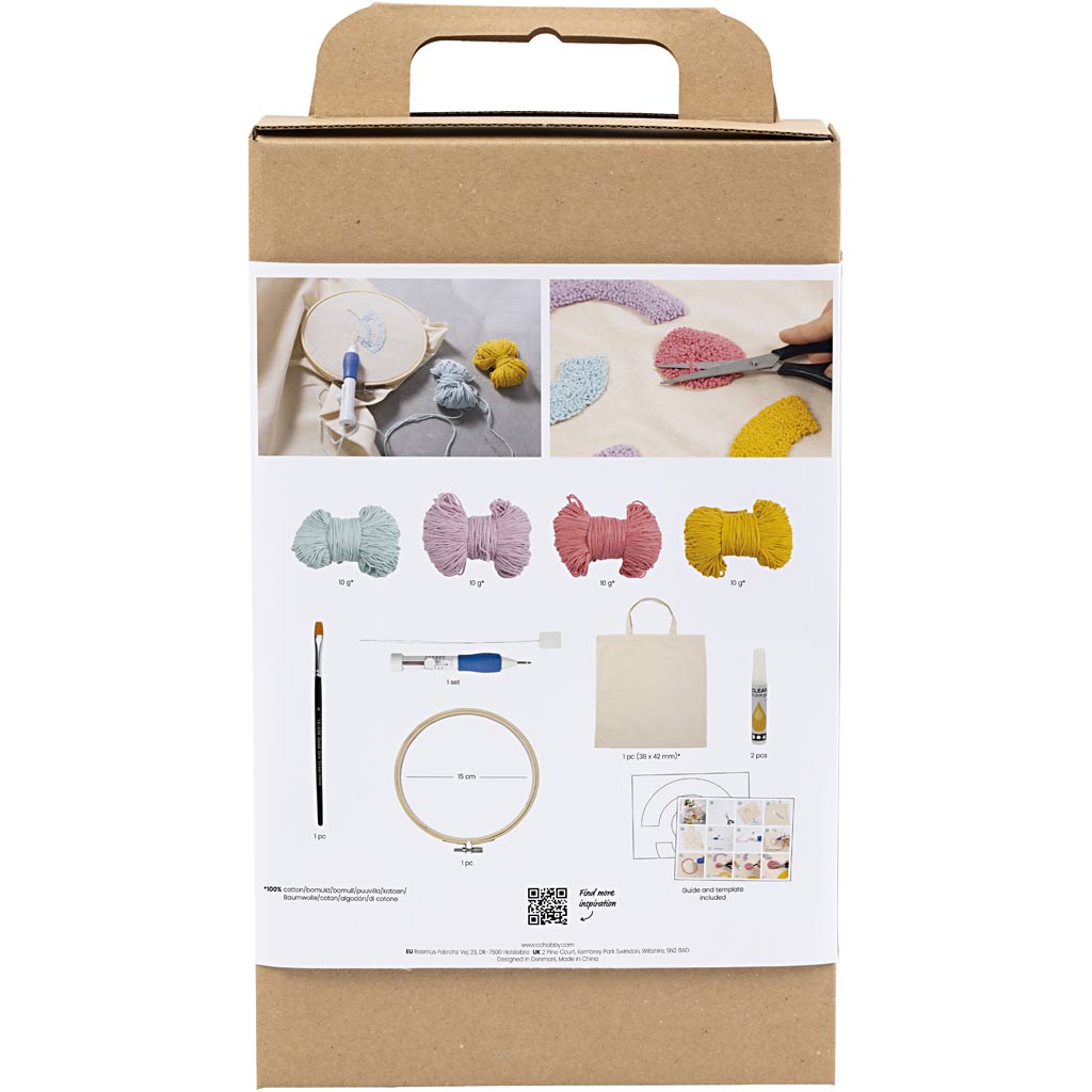 Creative Company Hobby Set Punch Needle Decorate Tote Bag