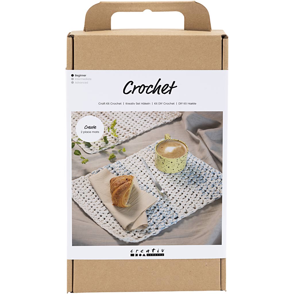 Creativ company hobby set crochet, placemat, 1 box