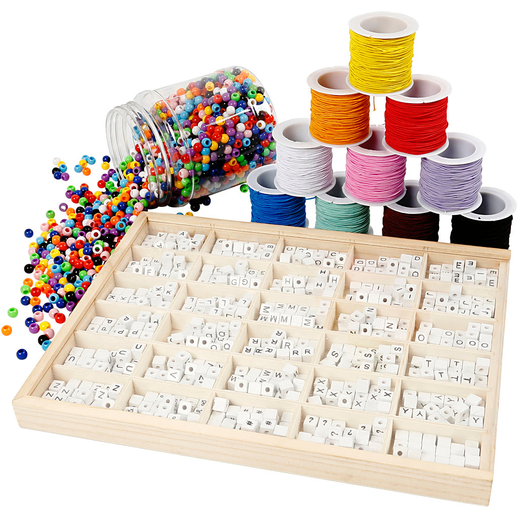 Creativ Company Letter Beads Make Bracelets Set
