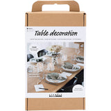 Creativ company hobby set table decoration, natural, 1 box