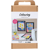 Creativ company hobby set coloring, painting by numbers, markers, 1 box