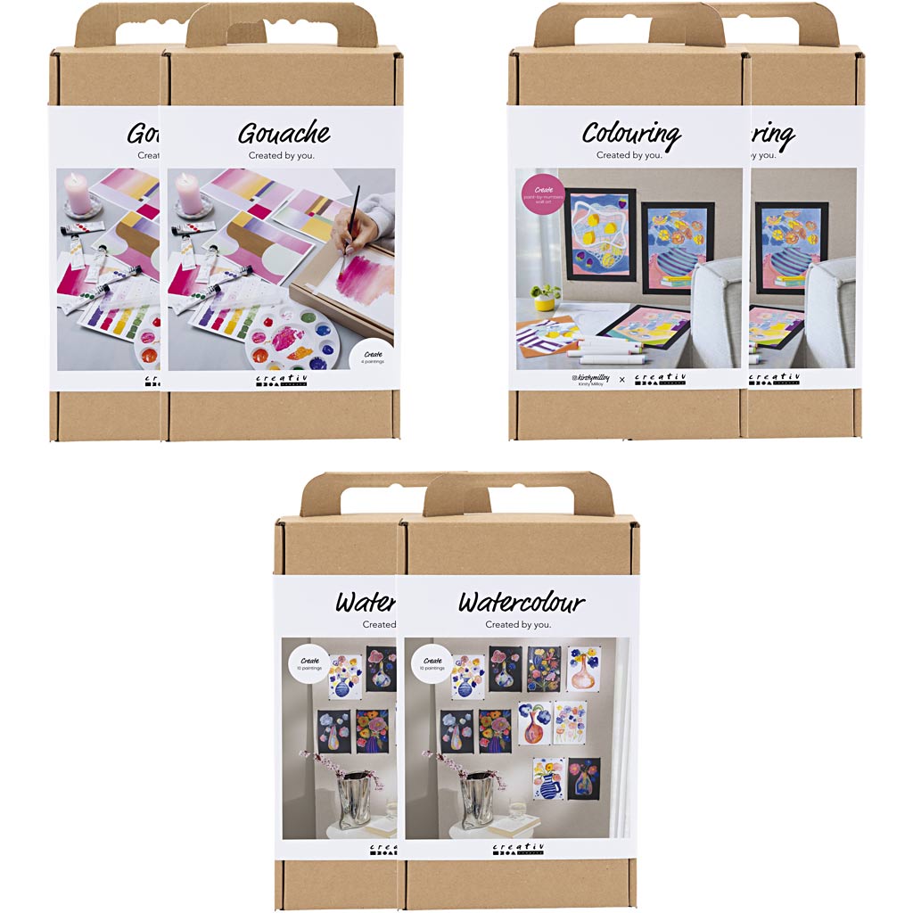 Creativ company introductiepakket, kunst- en schilderproducten, 6 doos 1 doos