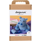 Creativ company hobby set amigurumi, hippo, blue, light blue, 1 box