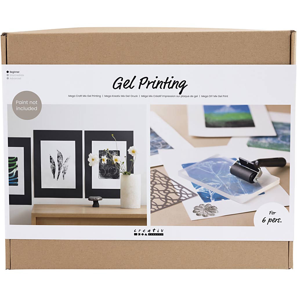 Creativ company groepsset gelprinten, 1 doos