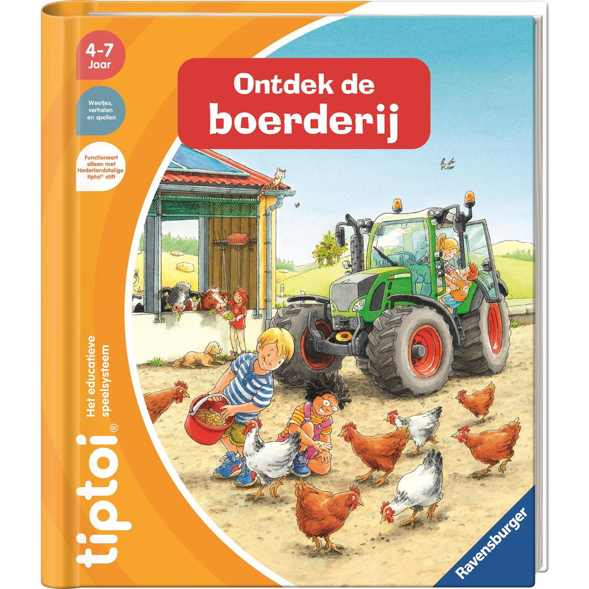 Leabhar Ravensburger tiptoi faigh amach ar an bhfeirm