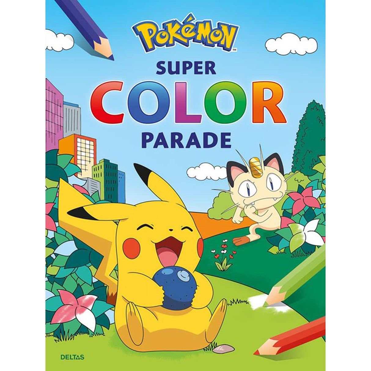 Deltas pokémon super color parade kleurboek