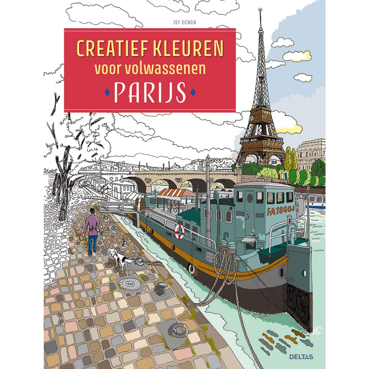 Deltas creatief kleuren voor volwassenen parijs