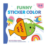 Deltas funny sticker color - 2-4 jaar