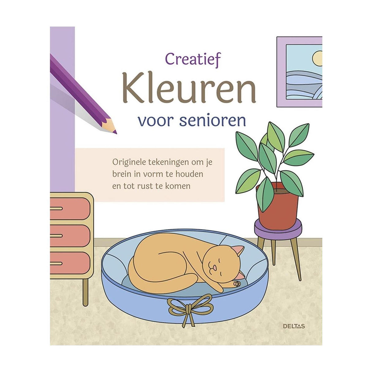 Deltas creatief kleuren voor senioren