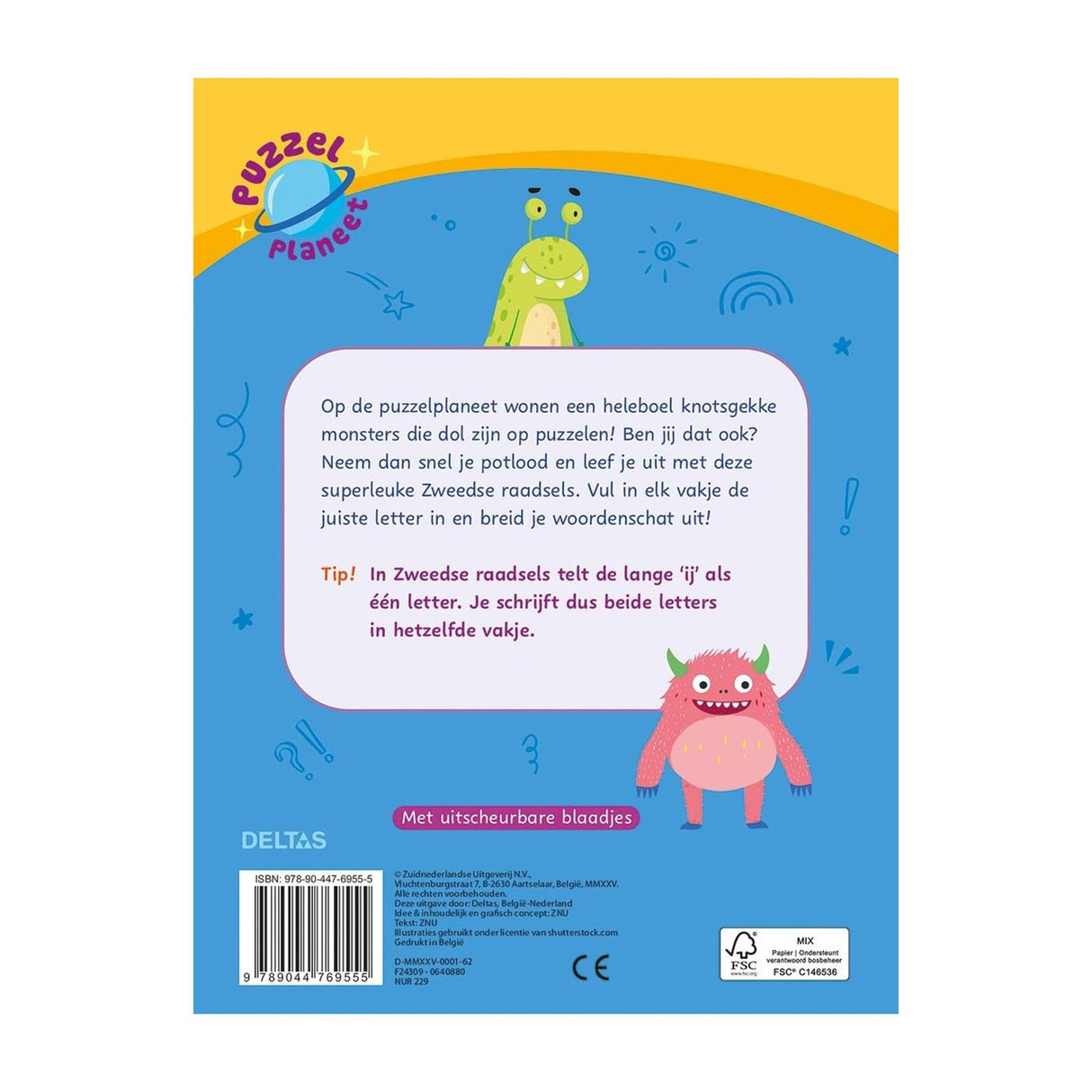 Deltas puzzelplaneet - megacoole zweedse raadsels 9-11 jaar