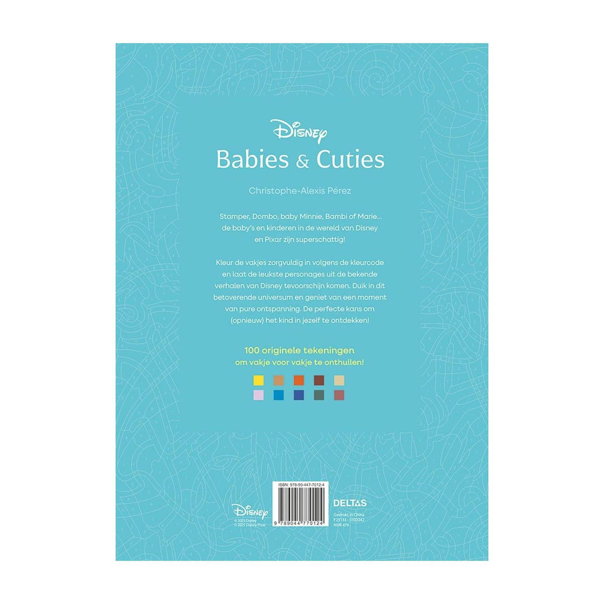 Deltas babies cuties - kleuren op nummer