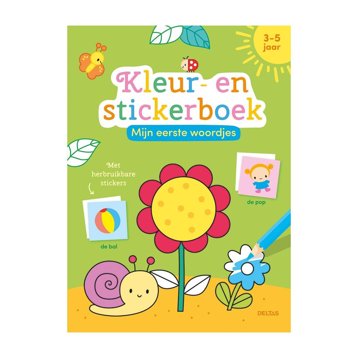 Deltas my first words color + sticker book