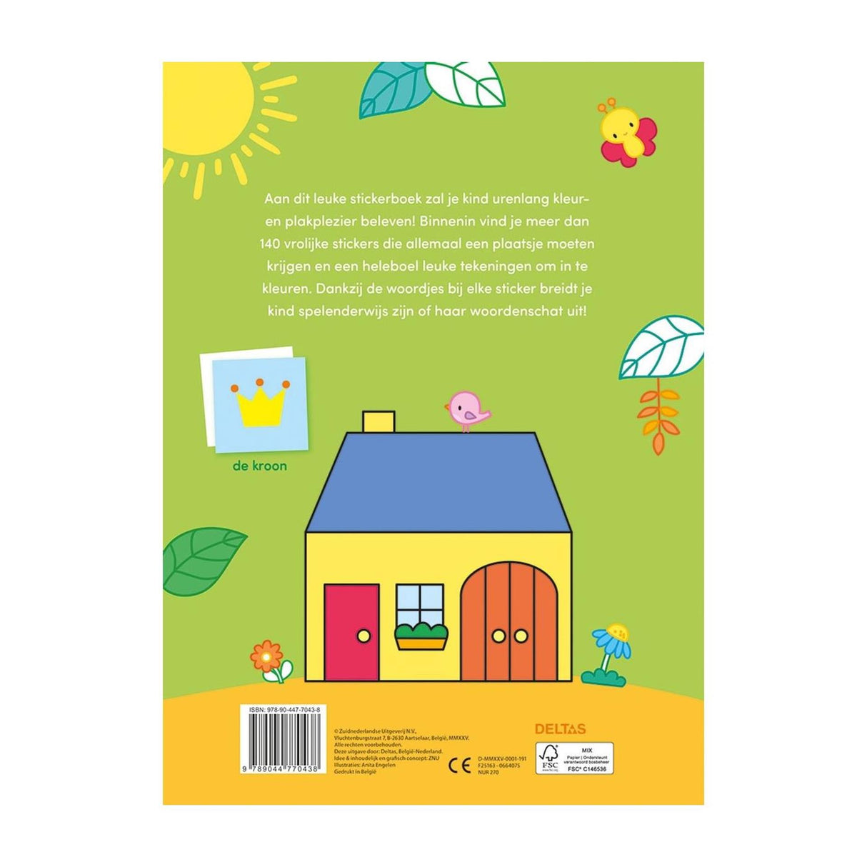 Deltas my first words color + sticker book