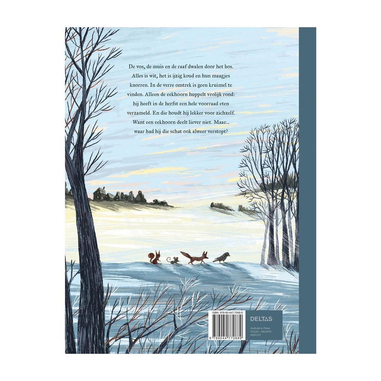 Deltas op een koude winterdag