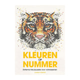 Kluitman kleuren op nummer voor volwassenen