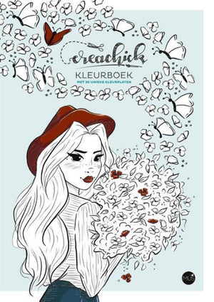 Kluitman Creachick-Malbuch mit 30 Malseiten