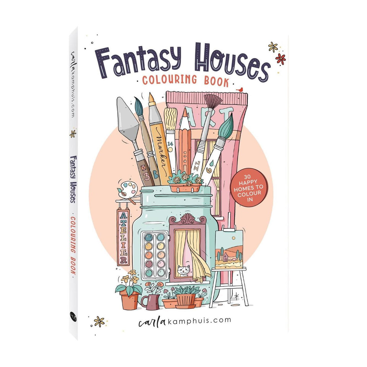 Kluitman carla kamphuis fanasy houses kleurboek