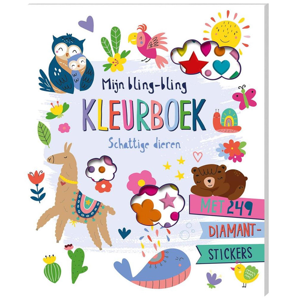 Imagebooks bling-bling kleurboek schattige dieren