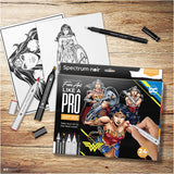 Creativ company hobby set illustration, wonder woman, various colors, 1 box