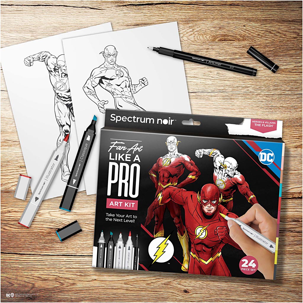 Creativ company hobbyset illustratie, flash, diverse kleuren, 1 doos