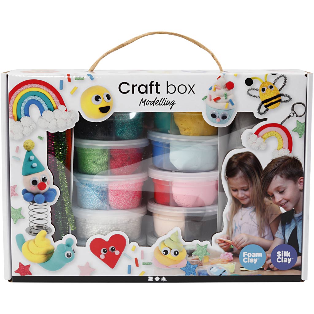 Foam Clay and Silk Clay Set