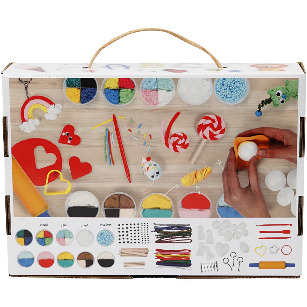 Creativ company foam clay og silk clay sæt