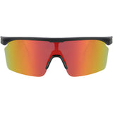Trivio - fietsbril noa zwart revo rood met extra transparante lens