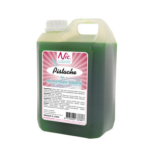 Nic milkshakesiroop pistache (2 liter)