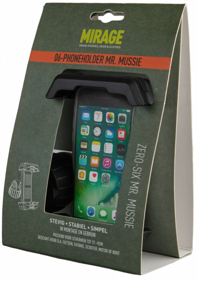 Mirage Borse Porta del telefono zero-sei Mr. Mussie Black