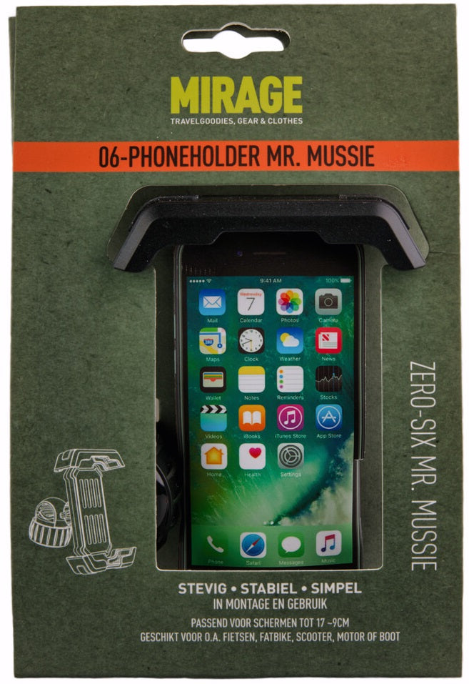 Mirage Borse Porta del telefono zero-sei Mr. Mussie Black