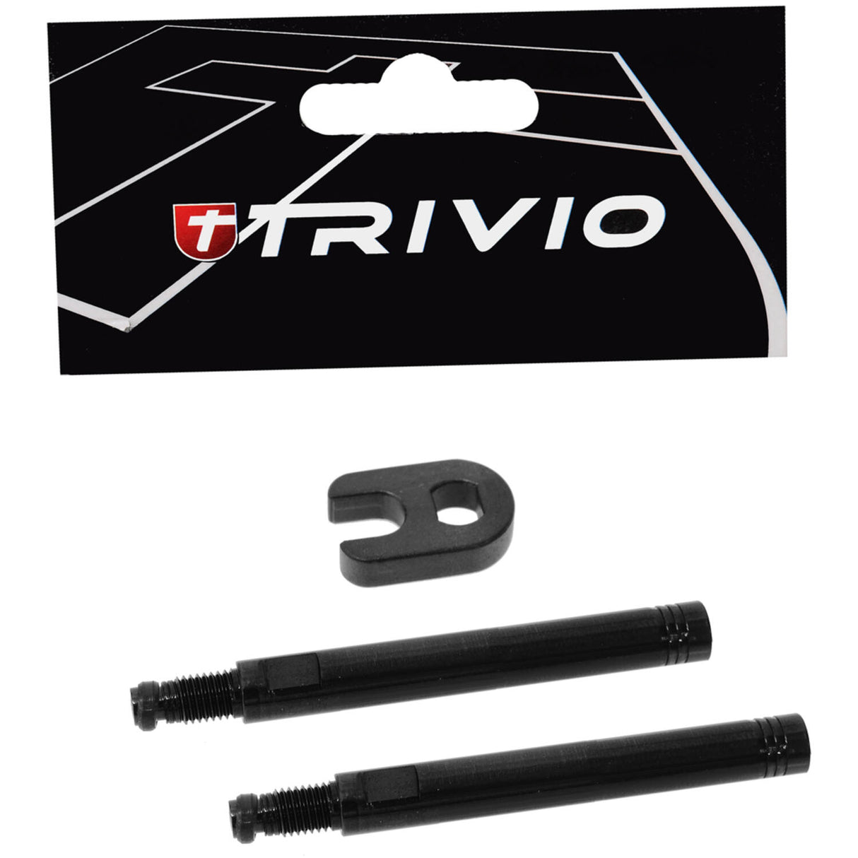 Trivio - valve extension set black 50mm including tools