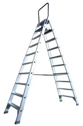 Asc dubbele trap dt-10 met beugel