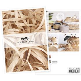 Creativ company inspiratiekaart, papier raffia garen, a5, vel 14,8x21 cm, 1 stuk