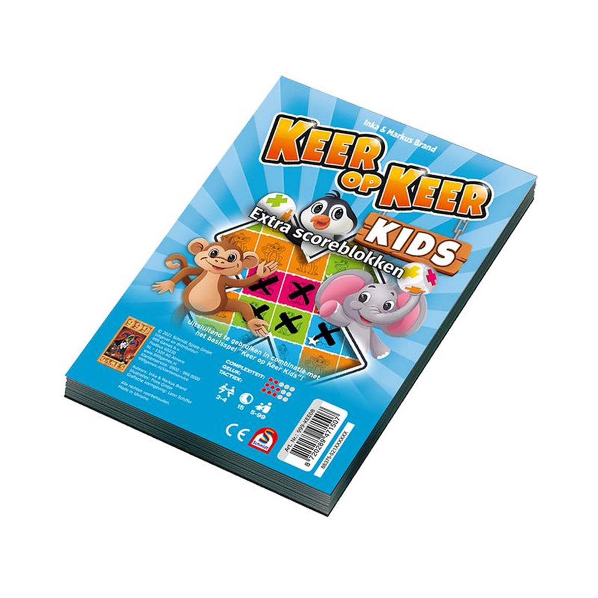 999games 999 games time and time again kids - score pads, 2 pcs.