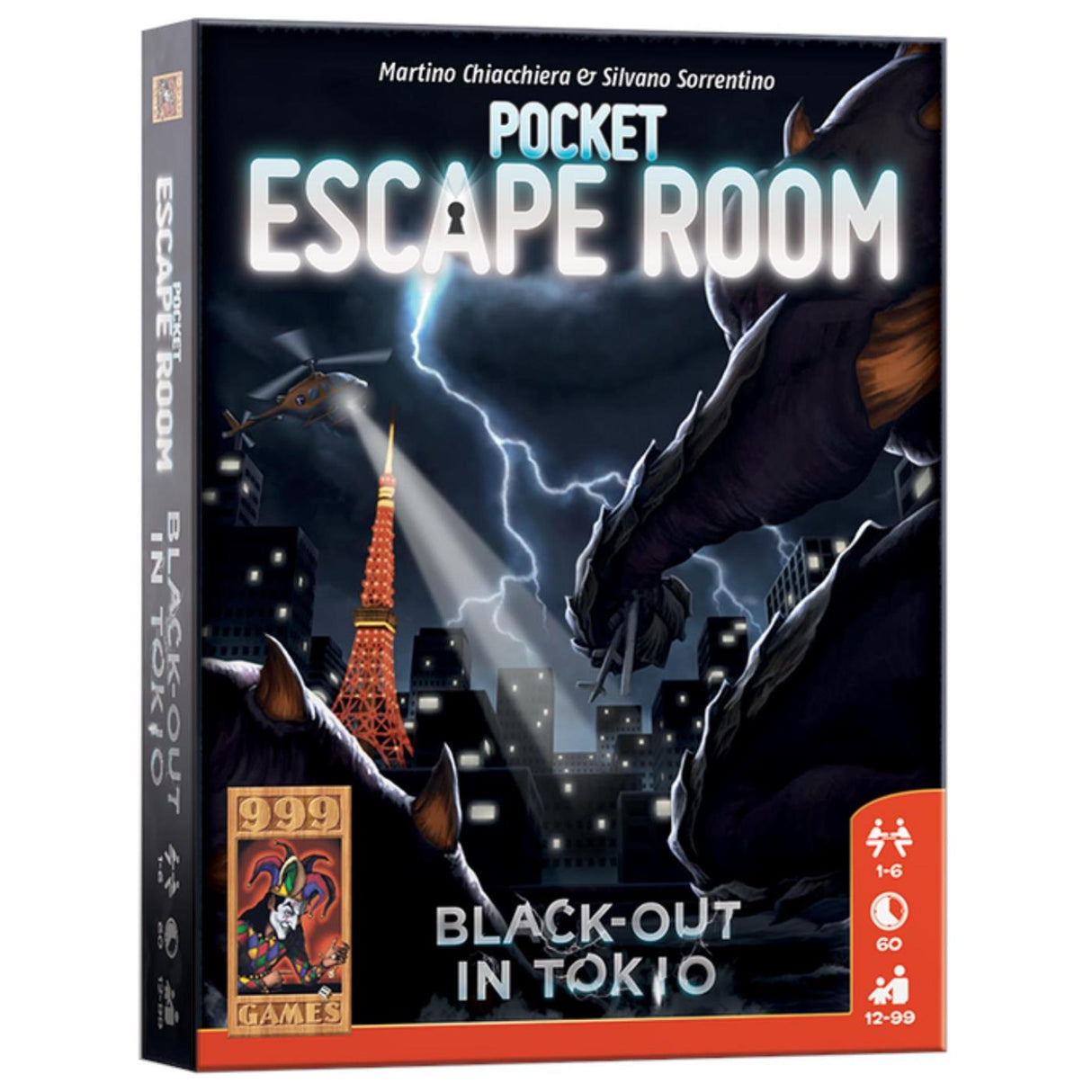 999games 999 games pocket escape room: blackout in tokyo card game