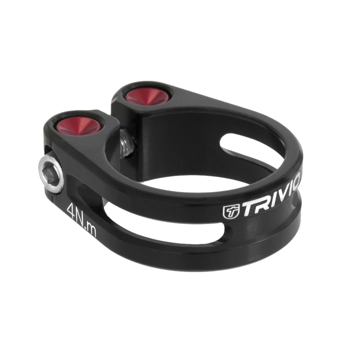 Trivio - seatpost clamp CNC aluminum black 31.8mm
