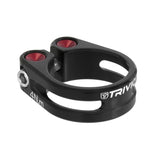 Trivio - seatpost clamp CNC aluminum black 31.8mm