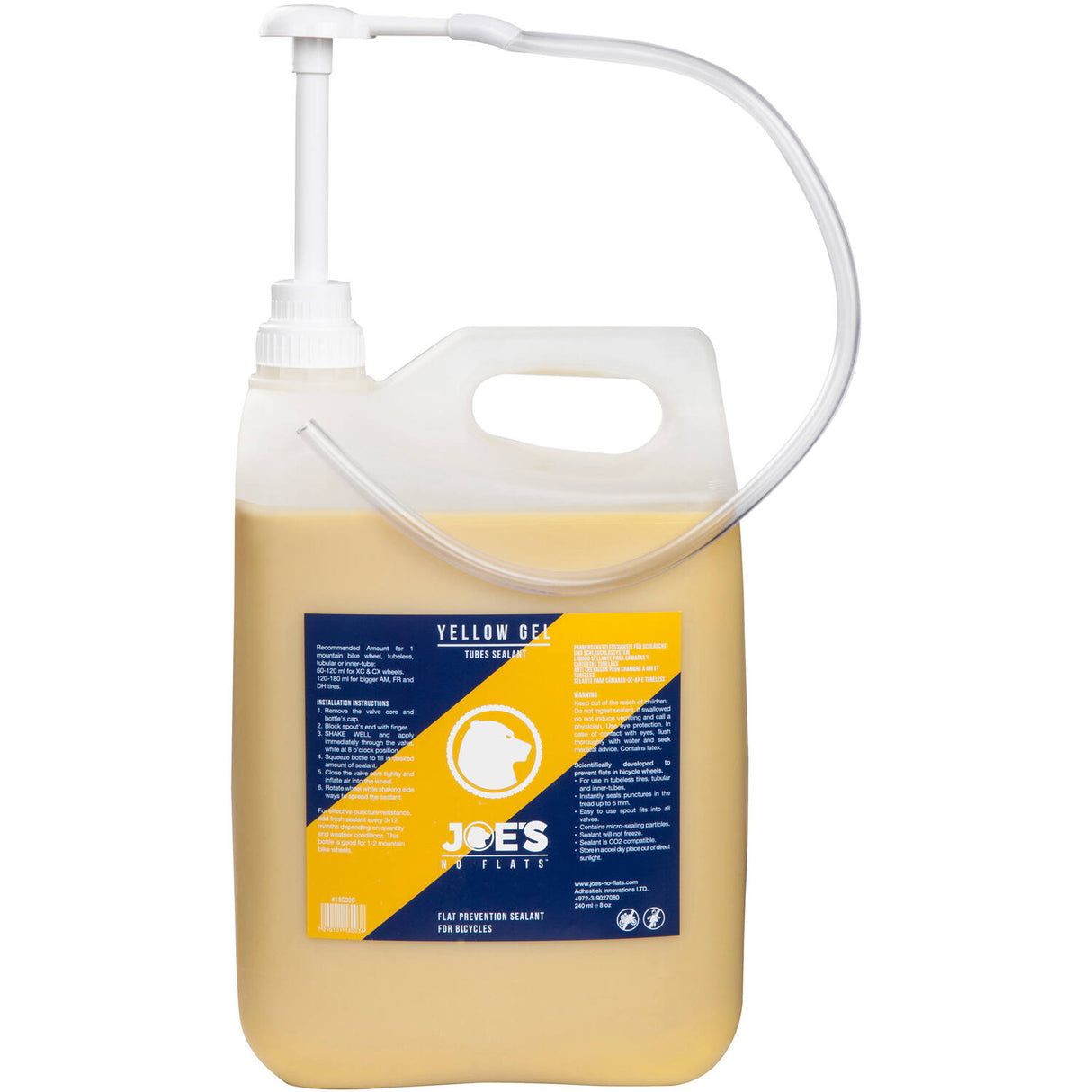 Joe's No Flats Yellow Gel tesnilna masa 5l